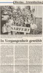 Pressebericht Werdau/Crimmitschau:
    In Vergangenheit gewhlt